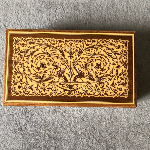 Wood Keepsake Box Jewelry Box Memory Box - Picture 1 of 11